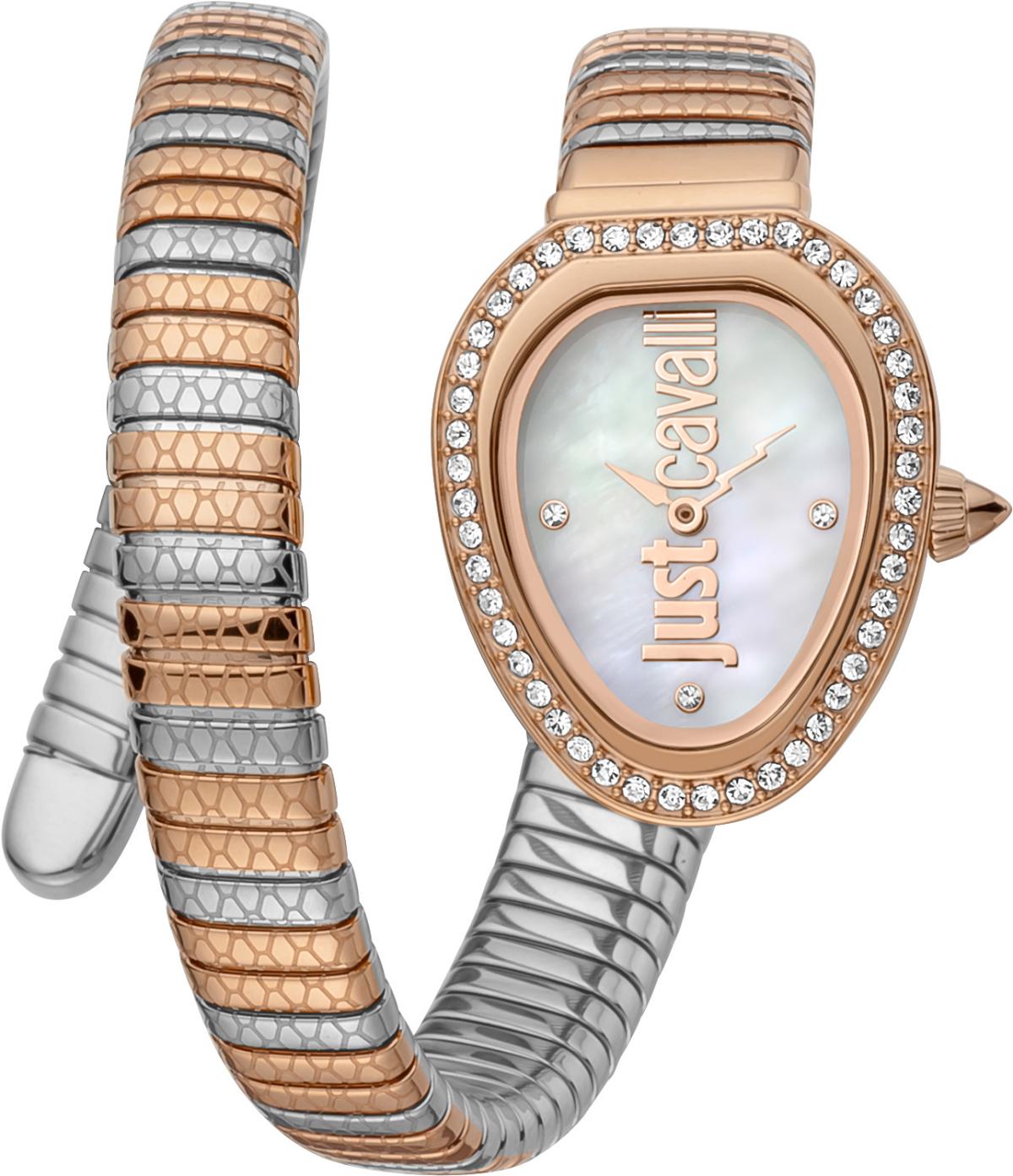 Just Cavalli JC1L167M0065 22 mm Gri-Rose Gold Çelik Kordon Analog Kadın Kol Saati