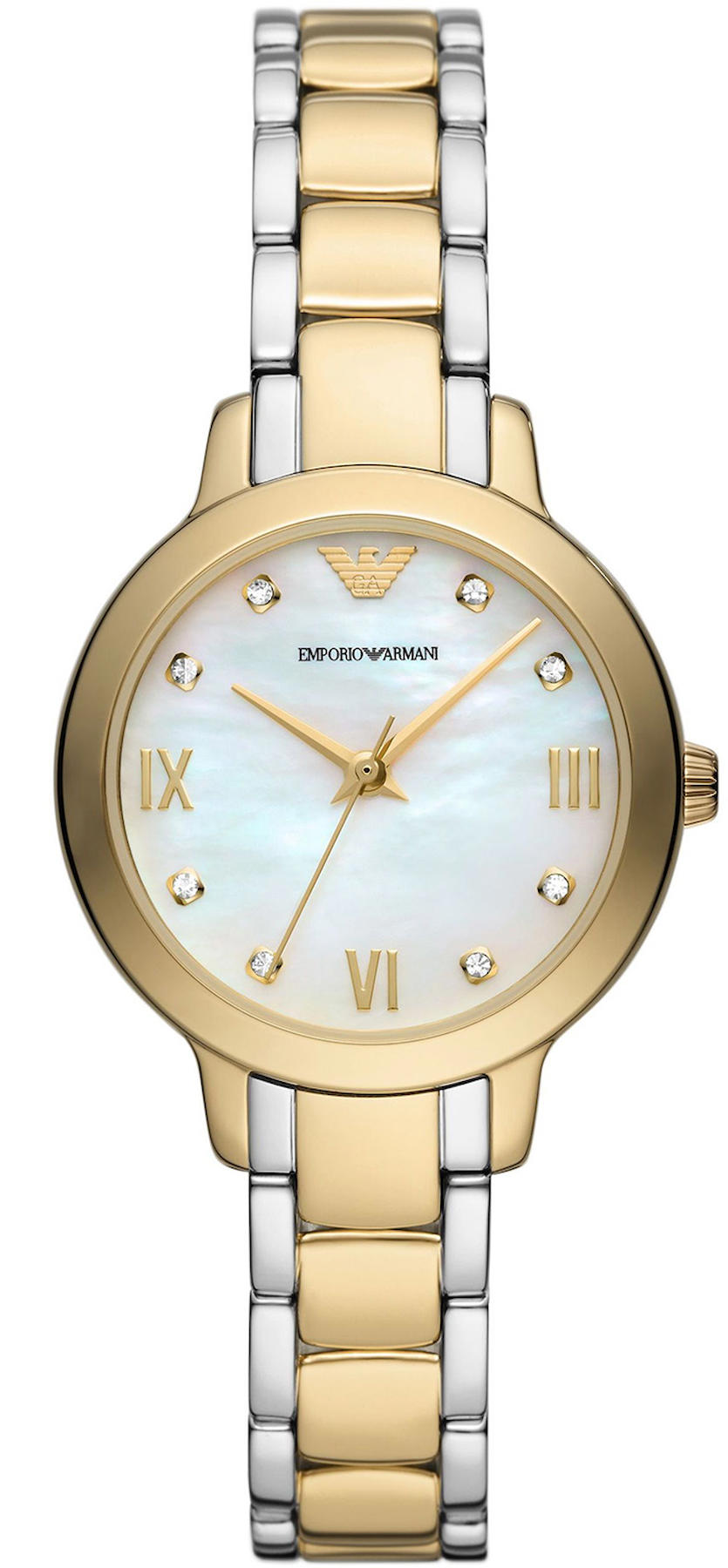 Emporio Armani AR11513 32 mm Altın-Gri Çelik Kordon Analog Kadın Kol Saati