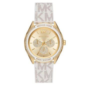 Michael Kors MK7204 Takvimli 40 mm Beyaz Silikon Kordon Analog Kadın Kol Saati