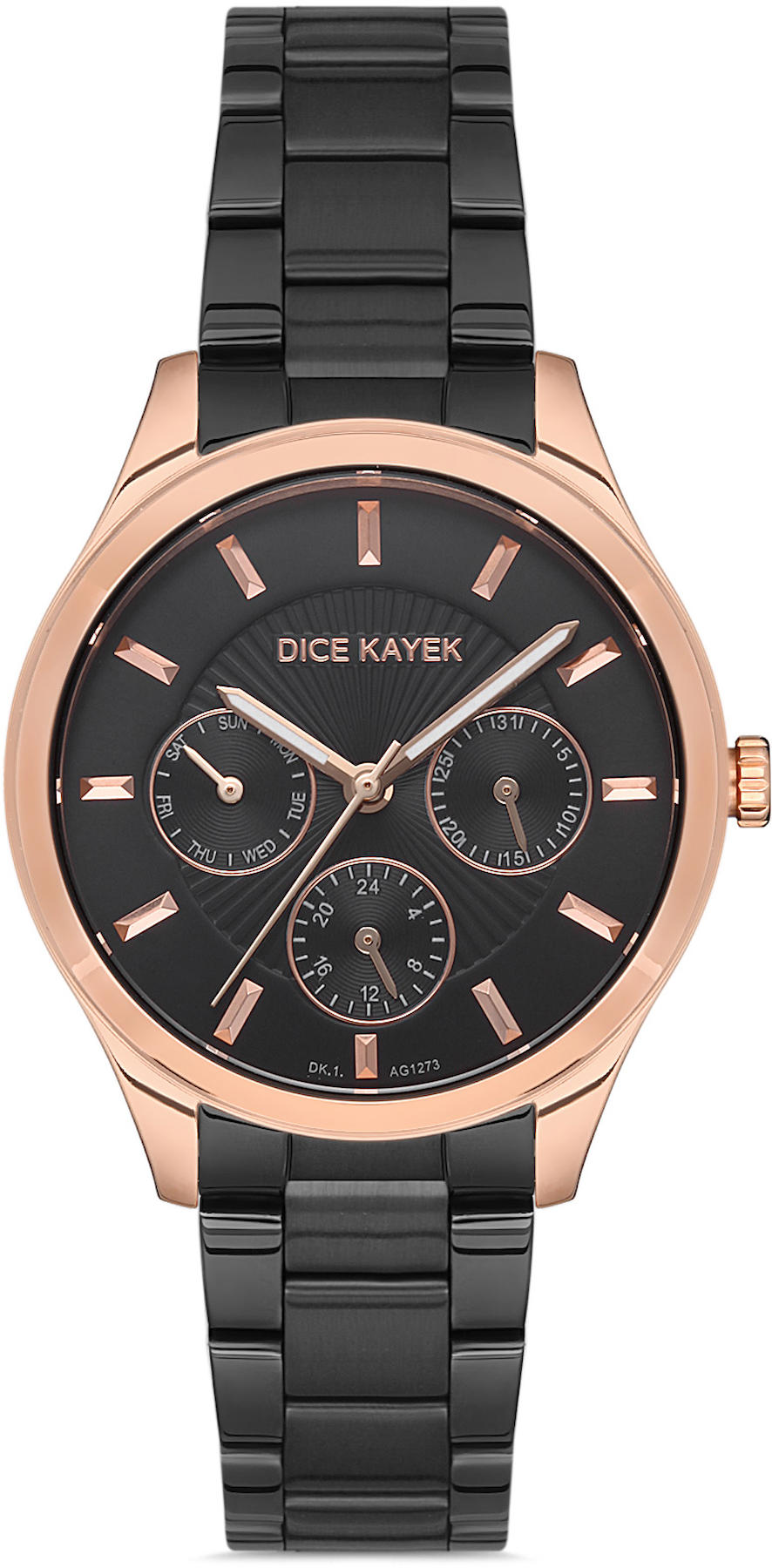 Dice Kayek DK.1.AG1273.06 36 mm Siyah Metal Kordon Analog Kadın Kol Saati