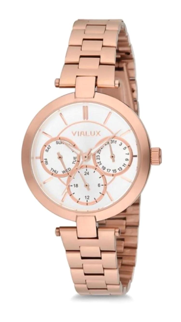 Q&Q LY461R-02SR 36 mm Rose Gold Çelik Kordon Analog Kadın Kol Saati