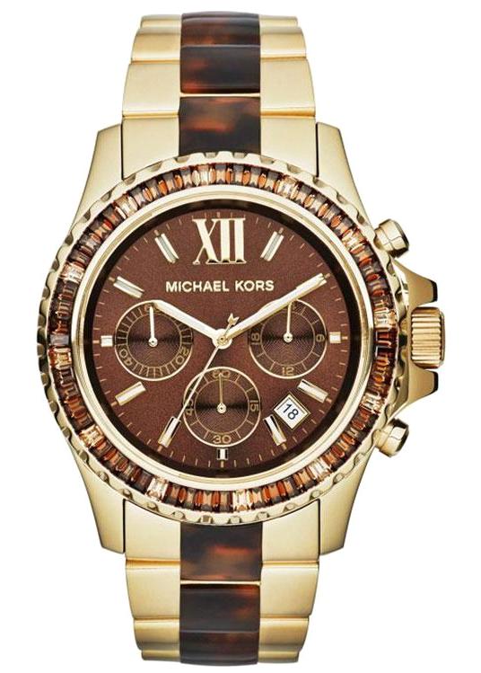 Michael Kors MK5873 Takvimli 45 mm Kahverengi Çelik Kordon Analog Kadın Kol Saati