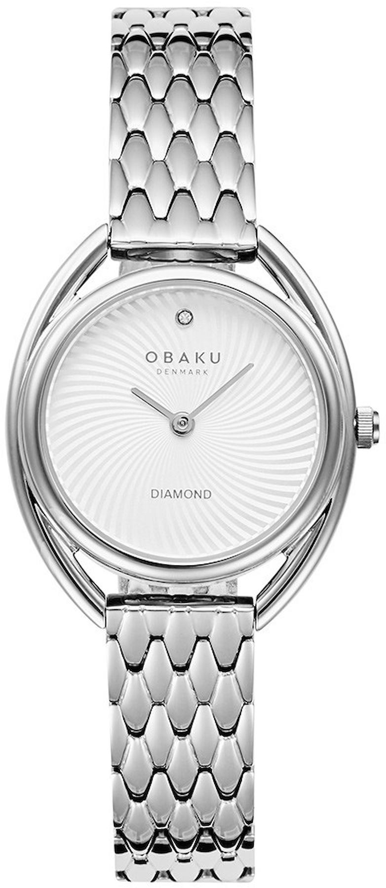 Obaku Denmark V286LXCISC 28.6 mm Gri Çelik Kordon Analog Kadın Kol Saati