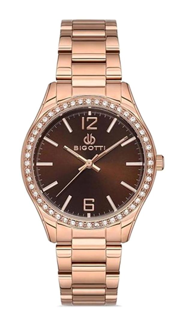 Bigotti BG.1.10268.2 36 mm Rose Gold Çelik Kordon Analog Kadın Kol Saati