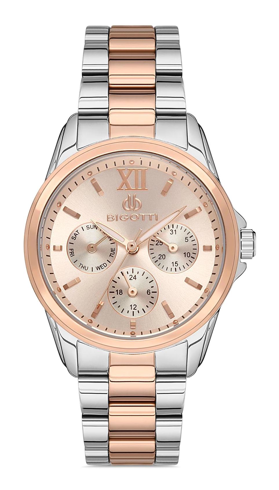 Bigotti BG.1.10250.5 36 mm Rose Gold Çelik Kordon Analog Kadın Kol Saati