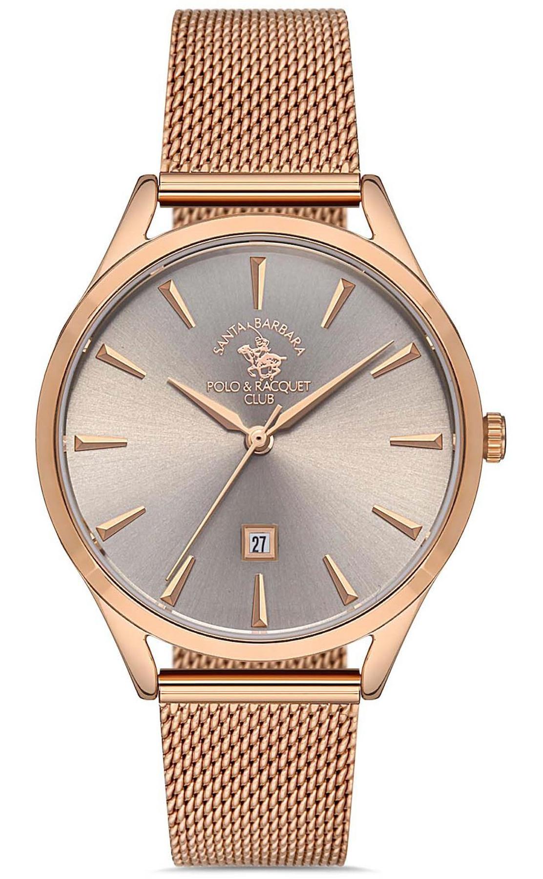 Santa Barbara Polo & Racquet Club SB.1.10371.5 31-35 mm Rose Gold Metal Kordon Analog Kadın Kol Saati