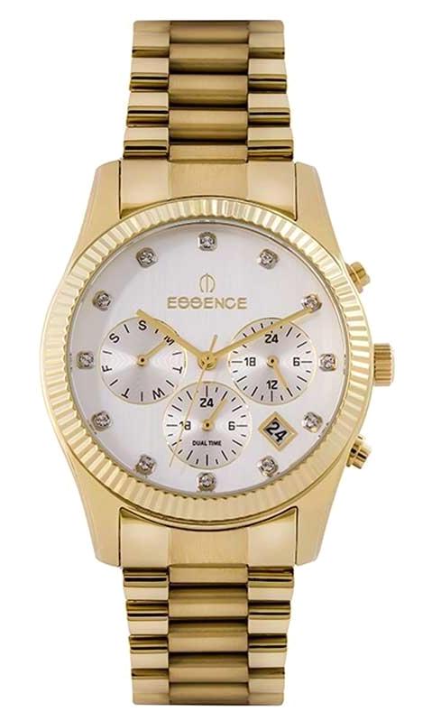 Essence ES6573FE.130 Takvimli 38 mm Altın Metal Kordon Analog Kadın Kol Saati