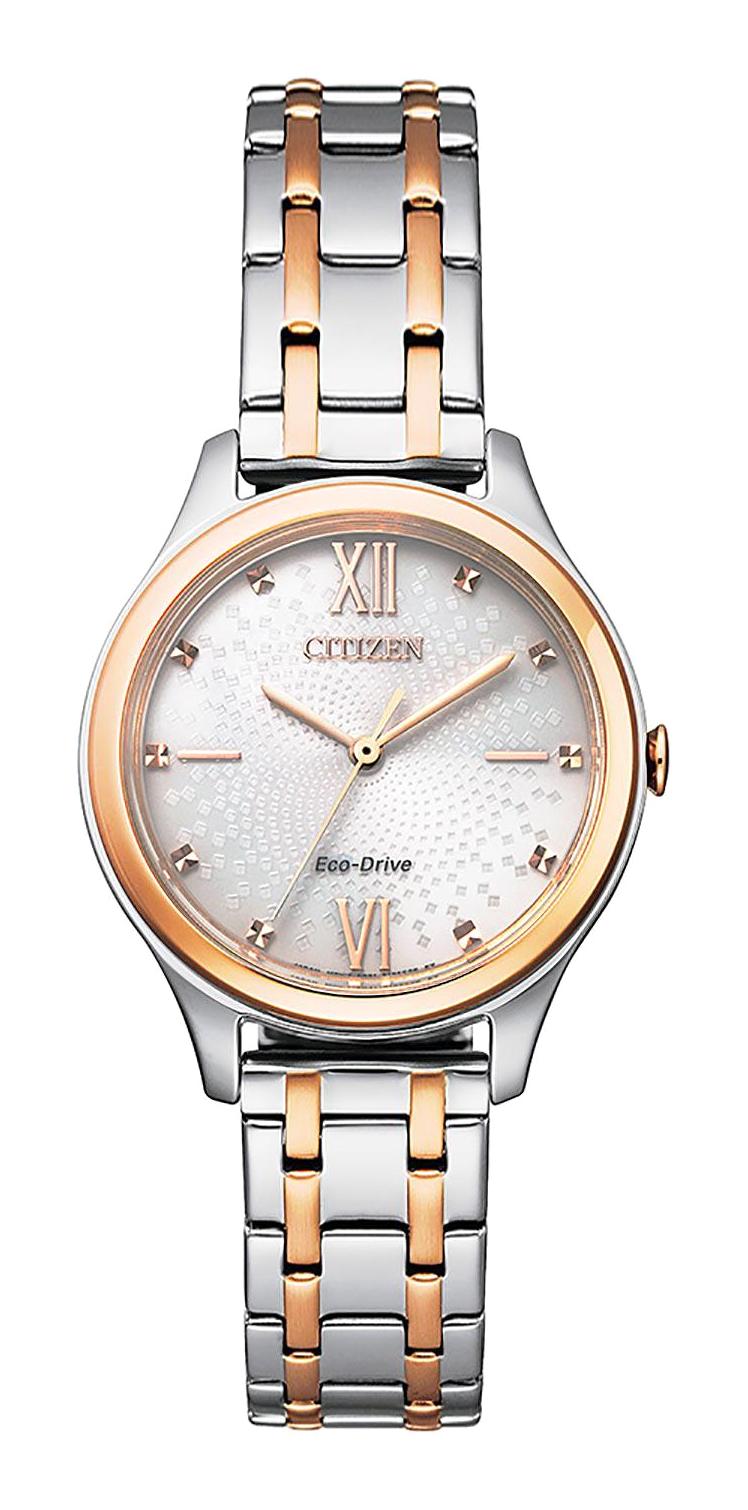 Citizen ECO-DRİVE EM0506-77A 32 mm Gri-Rose Gold Çelik Kordon Analog Kadın Kol Saati