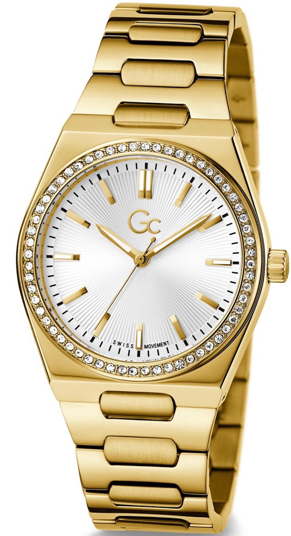 Guess GCZ38002L1MF 34 mm Altın Çelik Kordon Analog Kadın Kol Saati