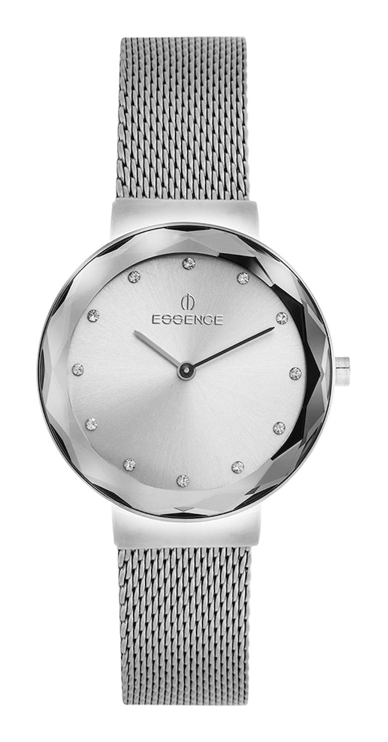 Essence ES6574FE.330 34.5 mm Gri Hasır Kordon Analog Kadın Kol Saati