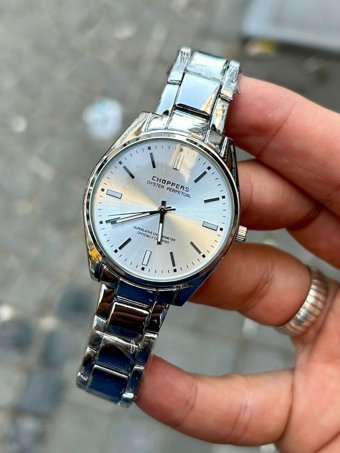 Choppers 40 mm Gri Çelik Kordon Analog Kadın Kol Saati