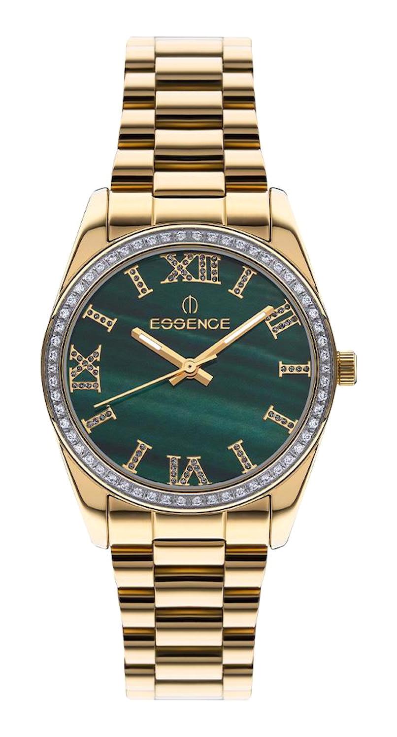 Essence ES6822FE.170 34 mm Altın Çelik Kordon Analog Kadın Kol Saati