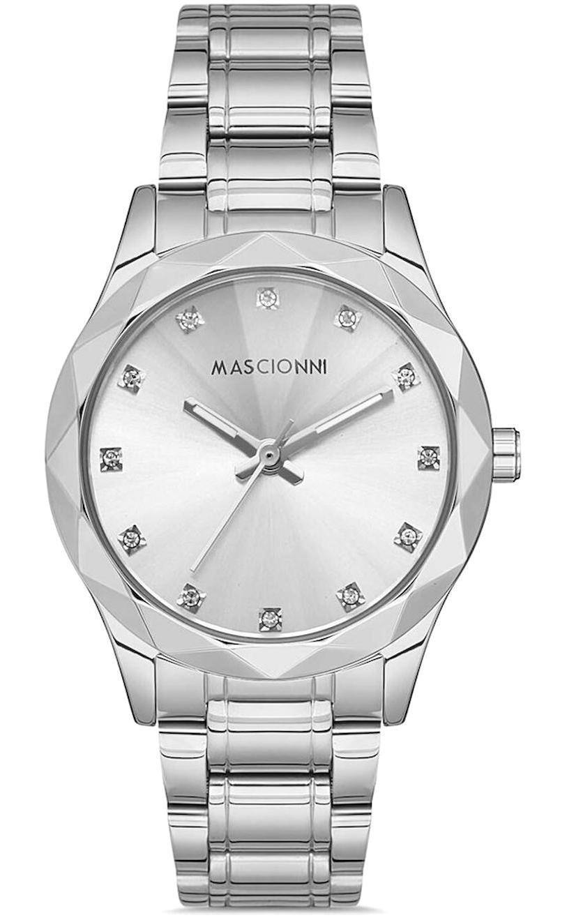 Mascionni M.1.1885.01 38 mm Gri Çelik Kordon Analog Kadın Kol Saati