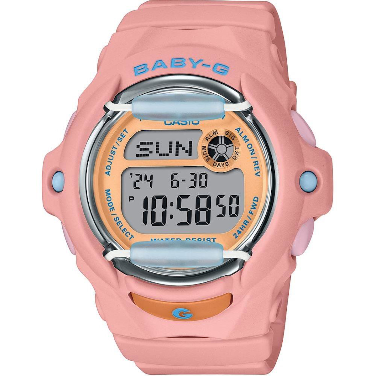 Casio BABY-G BG-169PB-4DR Takvimli 42.6 mm Pembe Silikon Kordon Analog Kadın Kol Saati