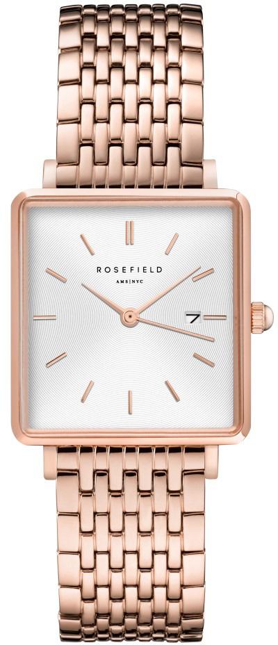 Rosefield QWSR.Q18 Takvimli 28 mm Rose Gold Çelik Kordon Analog Kadın Kol Saati
