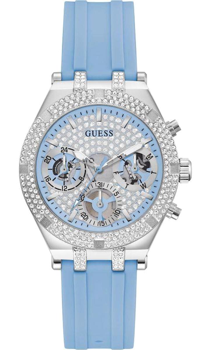 Guess GUGW0407L1 Takvimli 38 mm Mavi Çelik Kordon Analog Kadın Kol Saati