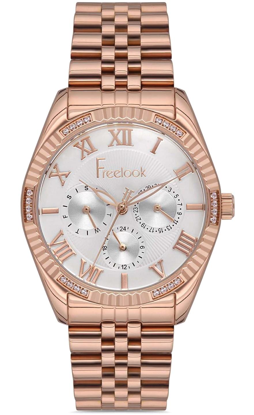 Freelook FL.1.10117.2 40 mm Rose Gold Çelik Kordon Analog Kadın Kol Saati