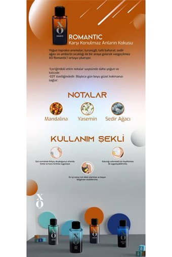 Xo Romantıc Man İkili Erkek Parfüm Deodorant Seti EDT