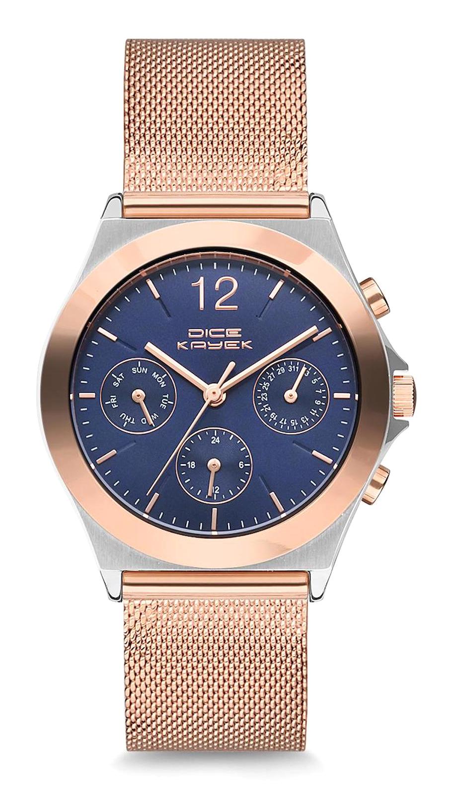 Dice Kayek DK.1.AG1126.04 36-40 mm Rose Gold Çelik Kordon Analog Kadın Kol Saati