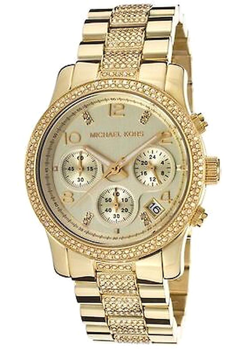 Michael Kors MK5826 Takvimli 39 mm Altın Çelik Kordon Analog Kadın Kol Saati