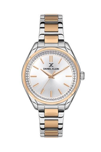 Daniel Klein DK.1.13483-5 34 mm Gri-Rose Gold Metal Kordon Analog Kadın Kol Saati