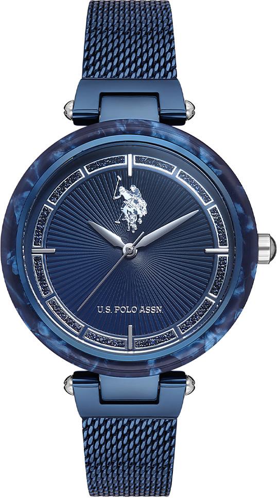 U.S. Polo Assn USPA2009-05 36 mm Lacivert Çelik-Hasır Kordon Analog Kadın Kol Saati
