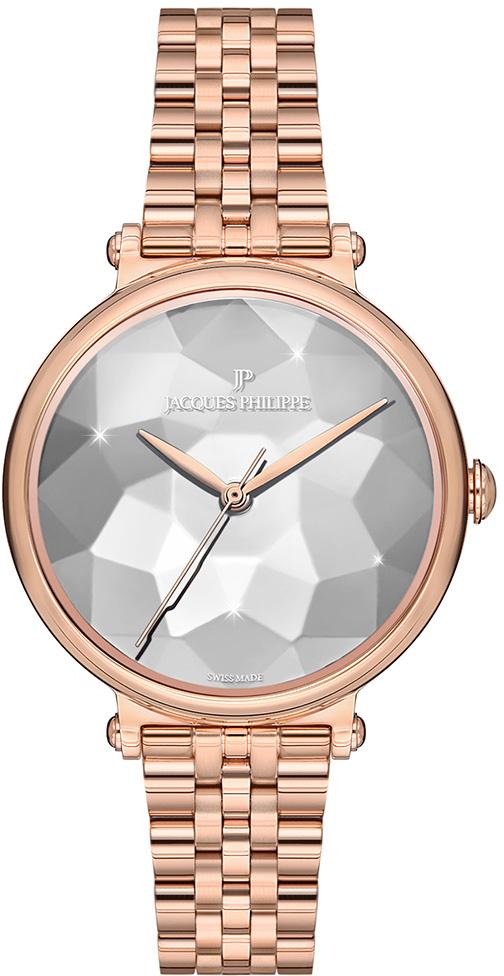 Jacques Philippe JPQLS1133X5 34 mm Rose Gold Çelik Kordon Analog Kadın Kol Saati