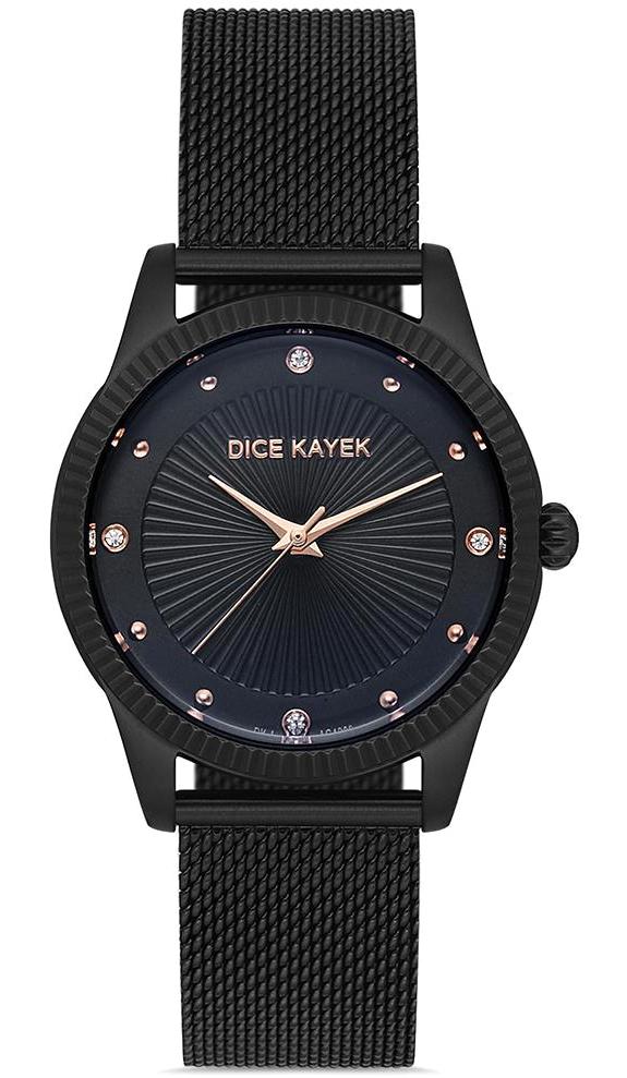 Dice Kayek DK.1.AG1280.07 36 mm Siyah Çelik Kordon Analog Kadın Kol Saati