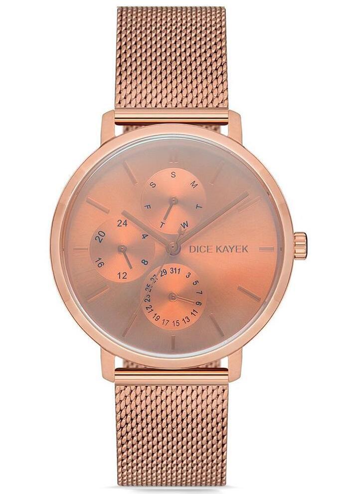 Dice Kayek DK.1.AG1242.03 36 mm Rose Gold Çelik Kordon Analog Kadın Kol Saati