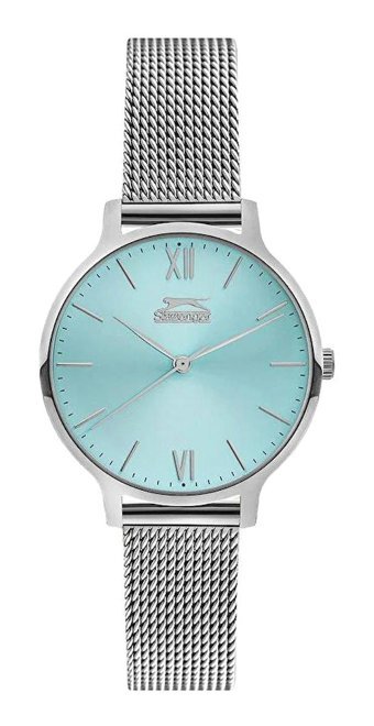 Slazenger SL.09.1823.2.06 34 mm Gri Hasır Kordon Analog Kadın Kol Saati