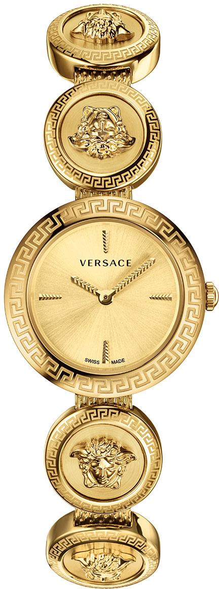 Versace VRSCVERF00718 28 mm Altın Çelik Kordon Analog Kadın Kol Saati