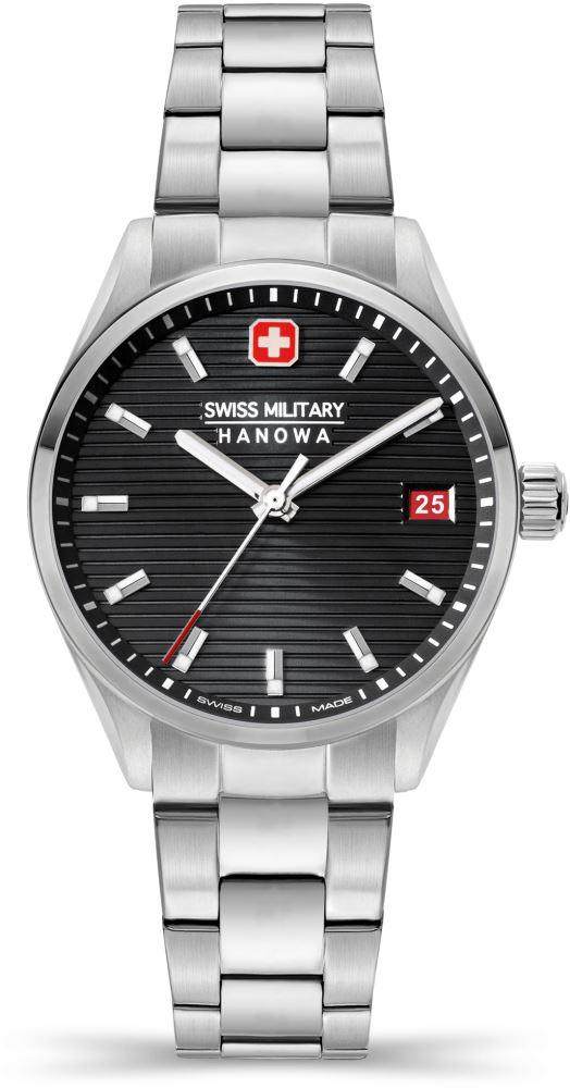 Swiss Military SMWLH2200201 Takvimli 31-35 mm Gri Çelik Kordon Analog Kadın Kol Saati