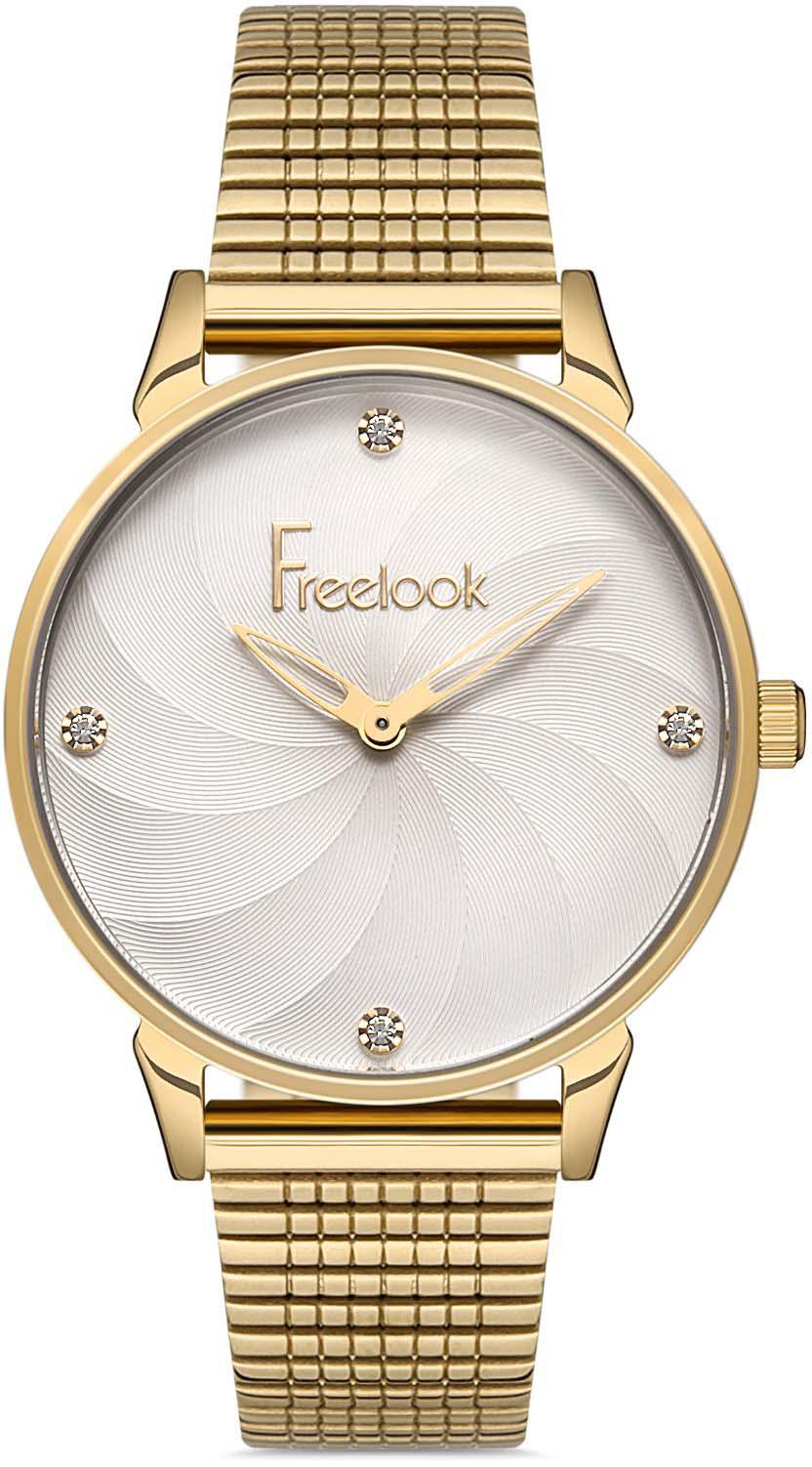 Freelook FL.1.10228.2 38 mm Altın Çelik Kordon Analog Kadın Kol Saati