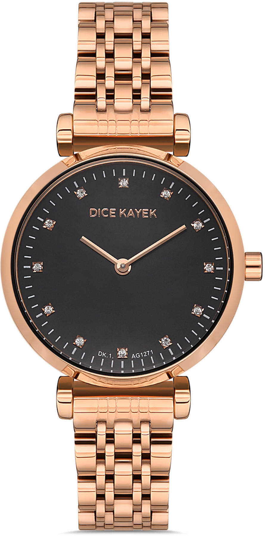 Dice Kayek DK.1.AG1271.06 36 mm Rose Gold Metal Kordon Analog Kadın Kol Saati