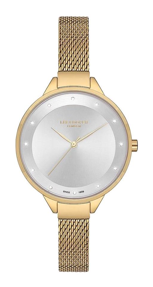 Lee Cooper LC07124.130 40 mm Altın Metal Kordon Analog Kadın Kol Saati