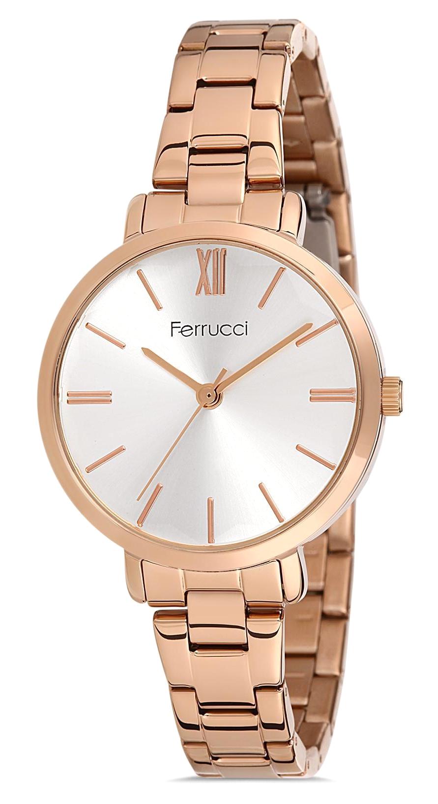 Ferrucci 9FM2556 36 mm Rose Gold Metal Kordon Analog Kadın Kol Saati