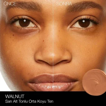 Nars Soft Matte Complete Meddark 2.6 Walnut Nemlendiricili Göz Altı ve Yüz Krem Pot Kapatıcı