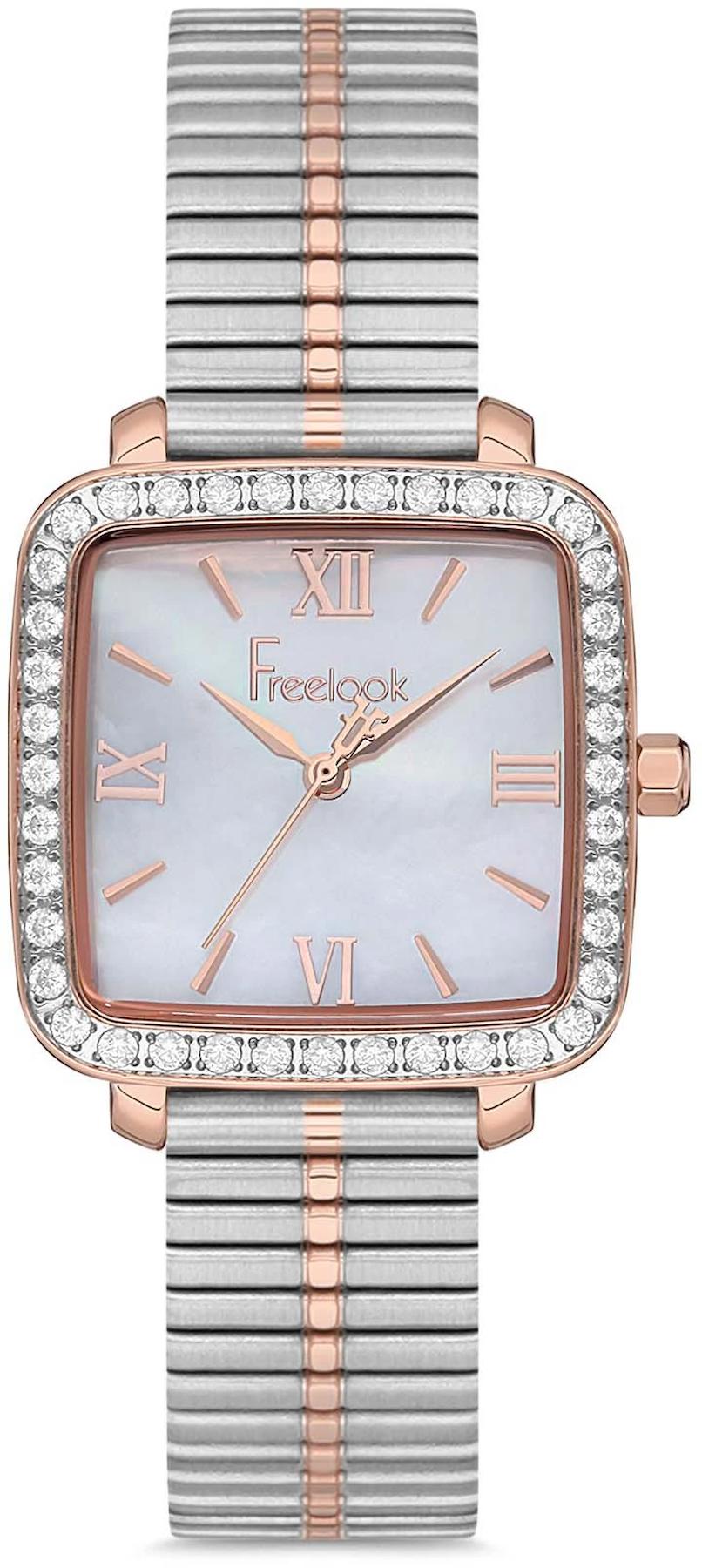 Freelook FL.1.10093.1 28 mm Gri-Rose Gold Çelik Kordon Analog Kadın Kol Saati