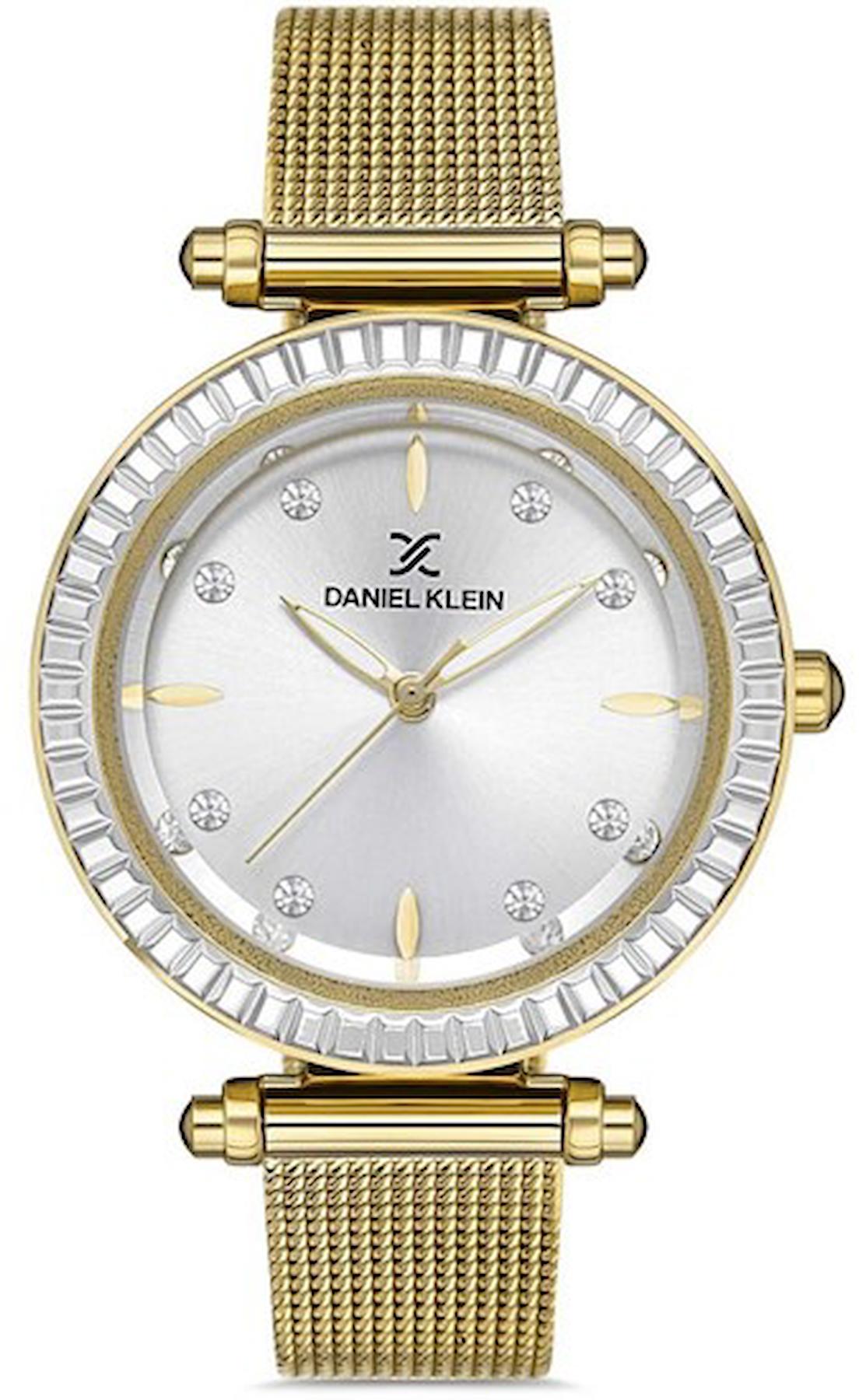 Daniel Klein DKE.1.10093.2 35 mm Altın Çelik Kordon Analog Kadın Kol Saati