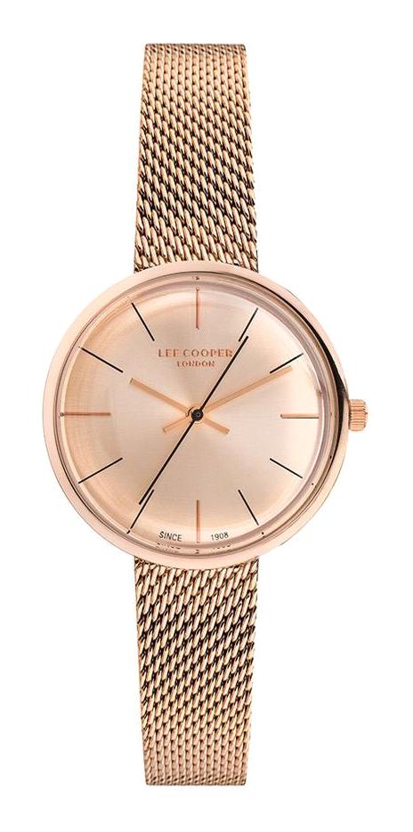 Lee Cooper LC07031.410 40 mm Rose Gold Metal Kordon Analog Kadın Kol Saati