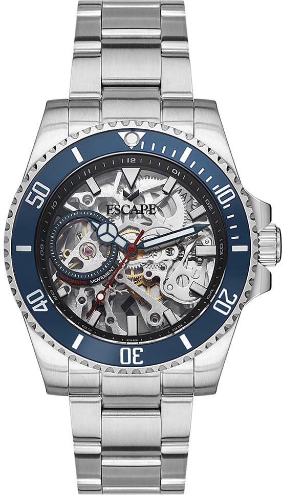 Escape ESCP300104 44 mm Gri Çelik Kordon Analog Erkek Kol Saati