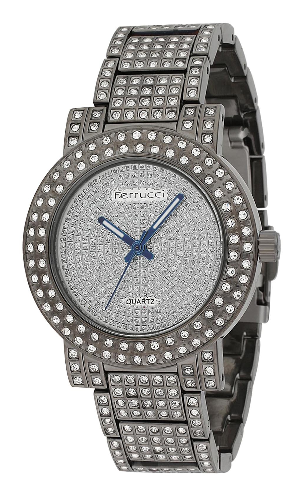 Ferrucci 7FM106 38 mm Antrasit Metal Kordon Analog Kadın Kol Saati