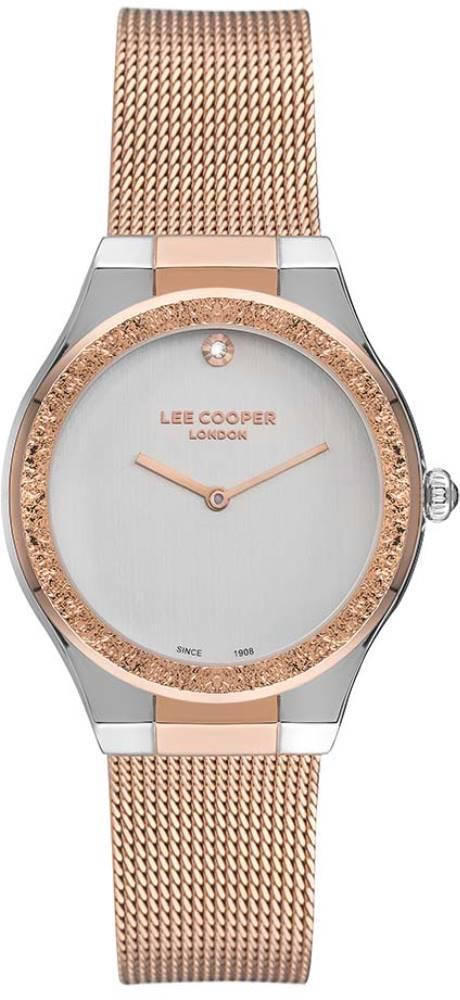 Lee Cooper LC07407.530 40 mm Rose Gold Metal Kordon Analog Kadın Kol Saati