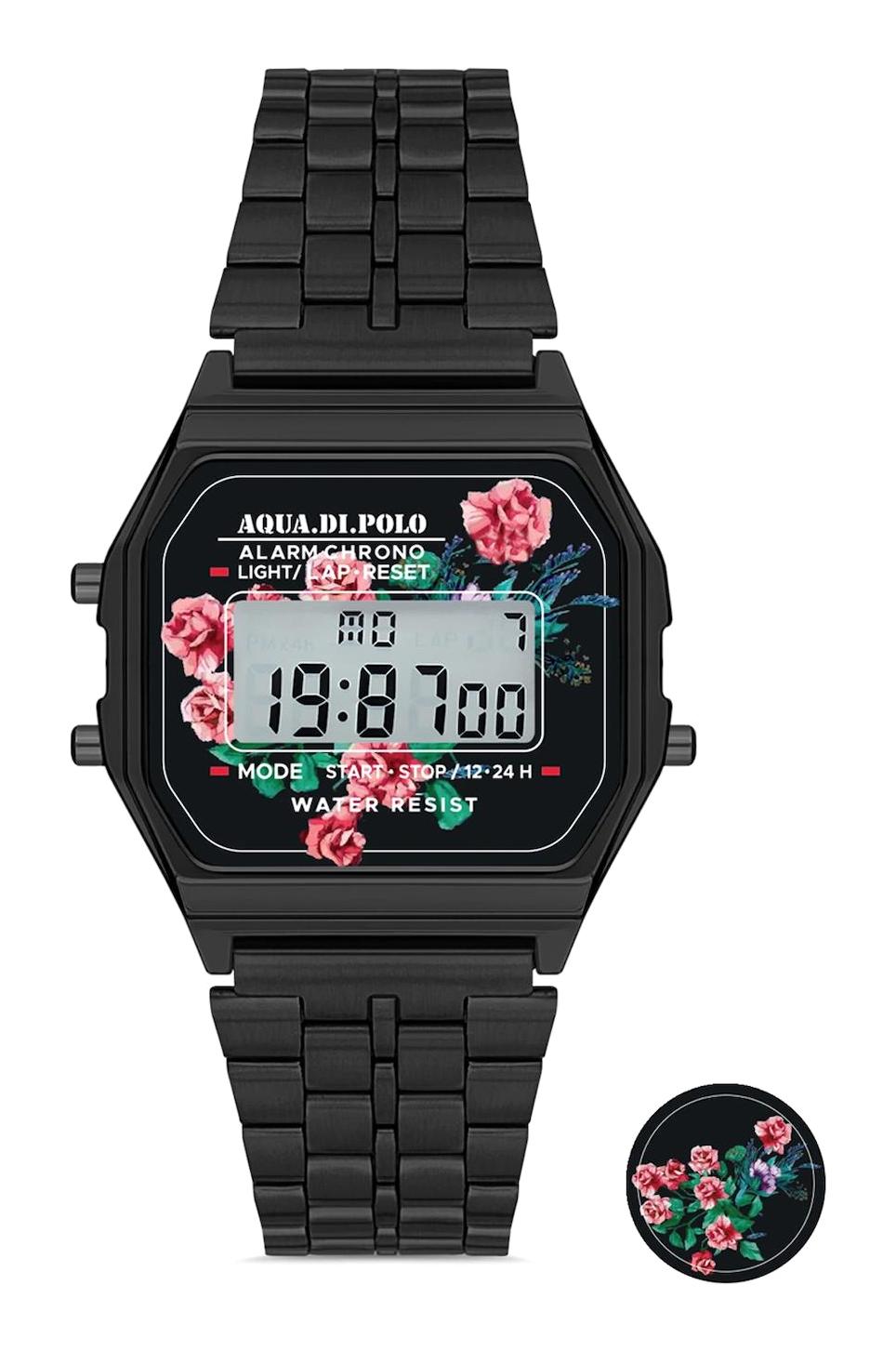 Aqua Di Polo APWA064000 30 mm Siyah Çelik Kordon Analog Kadın Kol Saati