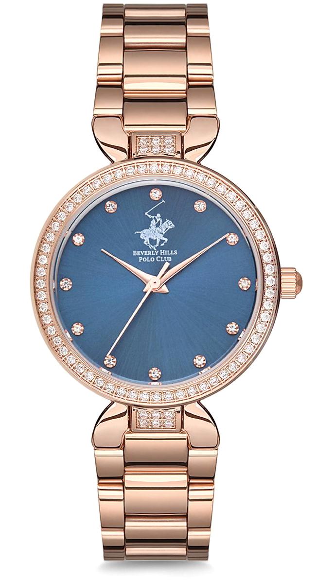 Beverly Hills Polo Club BH0105-05 35 mm Rose Gold Metal Kordon Analog Kadın Kol Saati