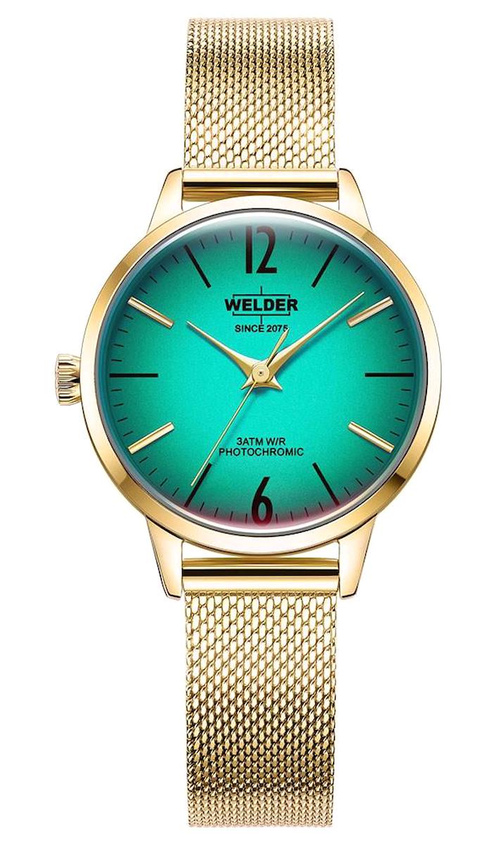 Welder Watch WRS205 30 mm Altın Çelik Kordon Analog Kadın Kol Saati
