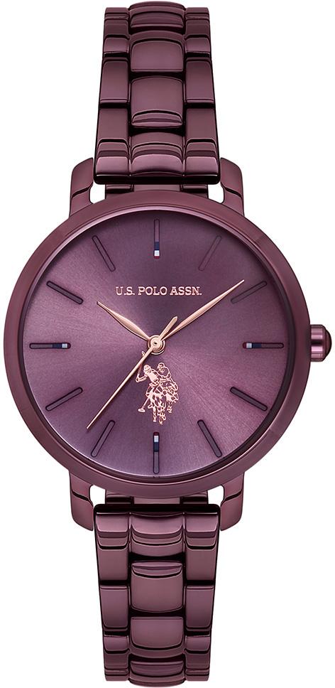U.S. Polo Assn USPA2017-04 35 mm Mor Çelik Kordon Analog Kadın Kol Saati