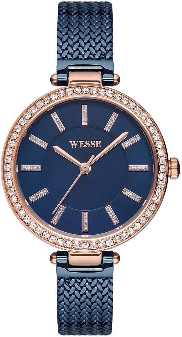 Wesse WWL1042-05 30 mm Mavi Çelik Kordon Analog Kadın Kol Saati