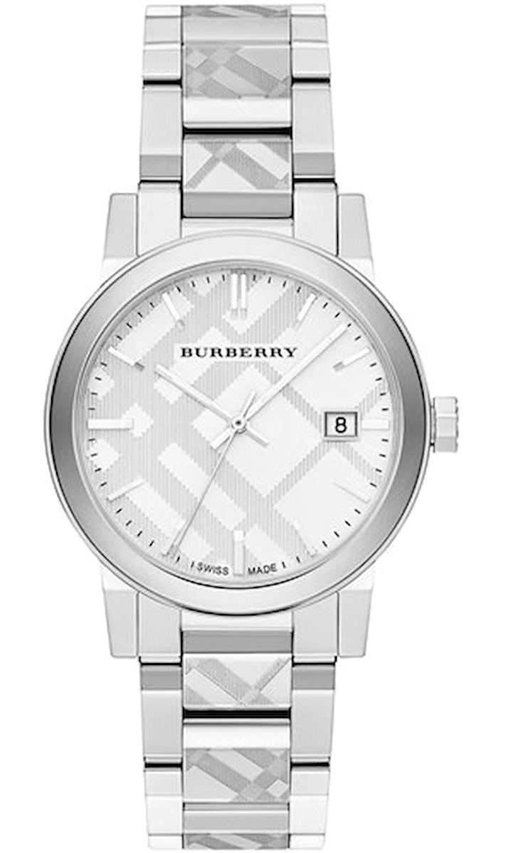 Burberry BU9037 Takvimli 38 mm Gri Çelik Kordon Analog Kadın Kol Saati