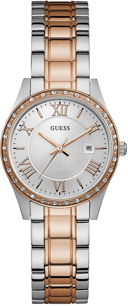 Guess GUW0985L3 36 mm Gri-Rose Gold Çelik Kordon Analog Kadın Kol Saati